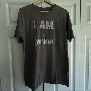 Vintage Molson Canadian "I Am Canadian 1959" T-Shirt Gray Men's Large Y2K Canada